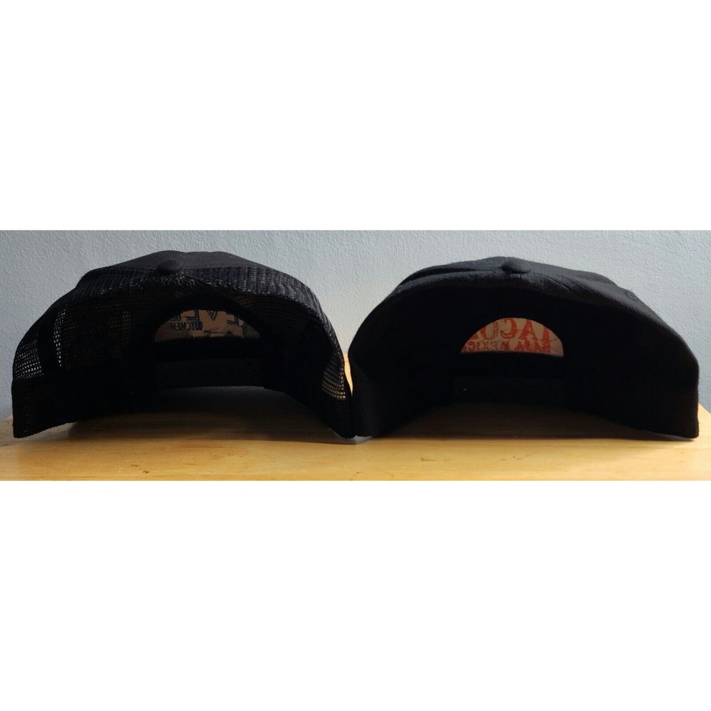 Lot of 6 Adjustable Hats Snapback Trucker Baseball Caps Business Food Mix - Picture 3 of 7